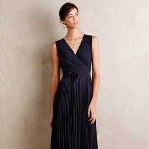 BRAND NEW Anthropologie's Leifsdottir Navy Merle Pleats